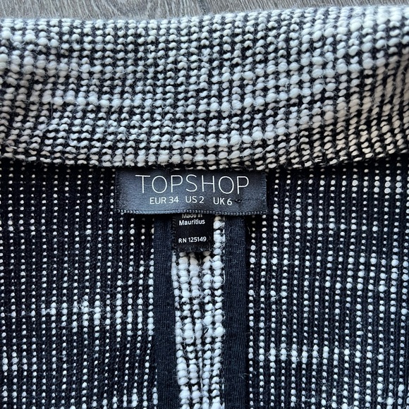 TOPSHOP | Open Blazer Sweater - Picture 2 of 6